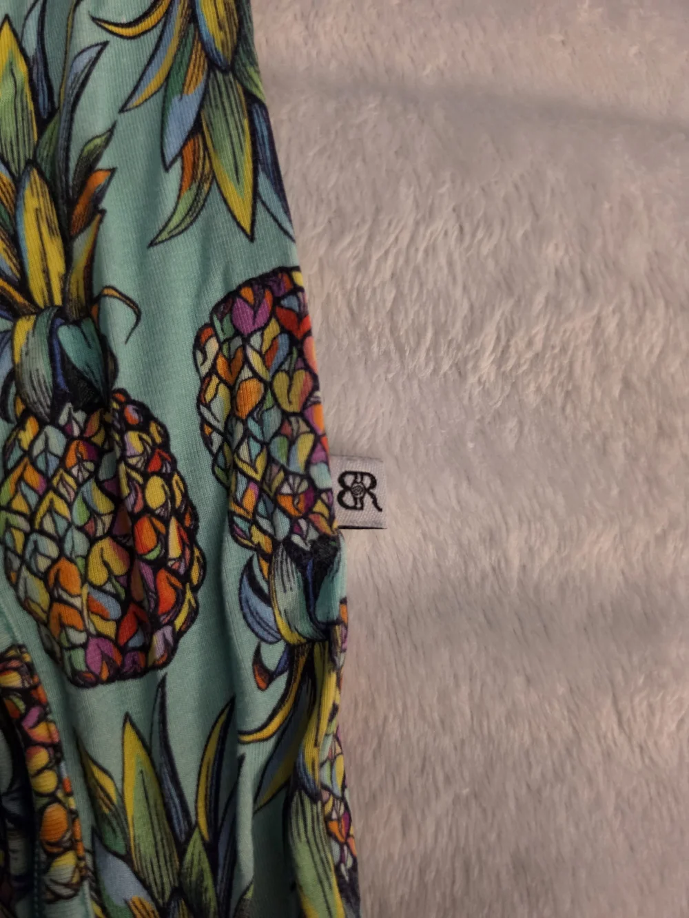 Bums & Roses Feelin' Pine Bamboo Zippy 6-9m